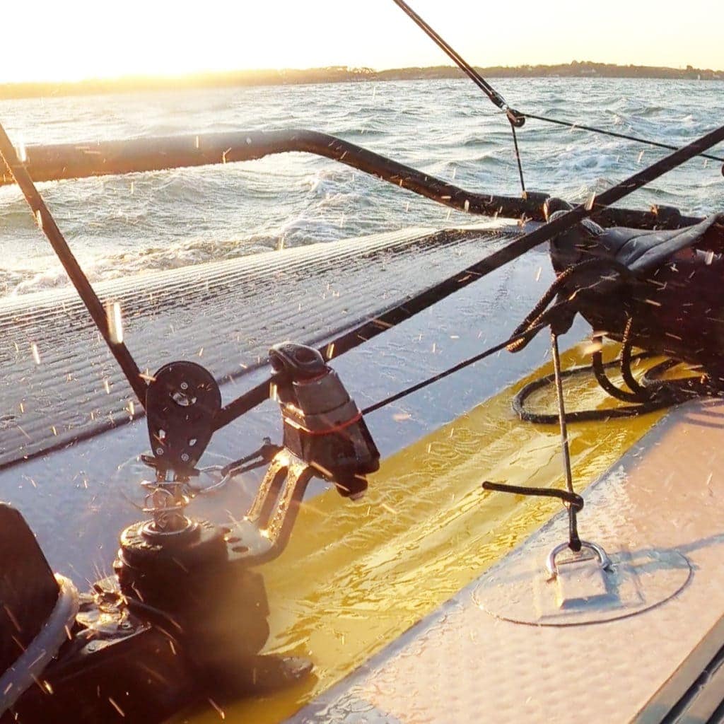 A new mainsheet swivel jammer for the Tiwal 3 Tiwal Sailboats