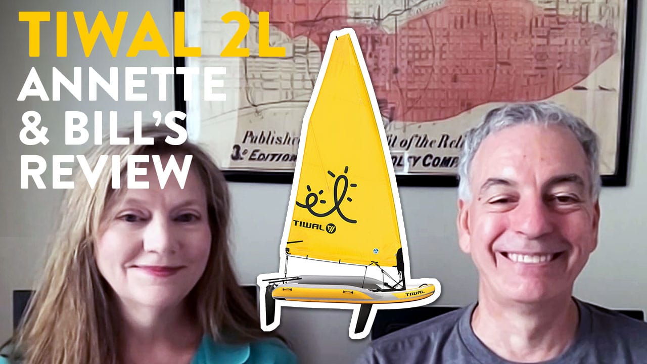 Family sailing dinghy customers review Tiwal 2L