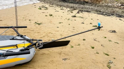 Action camera pole for sailboat