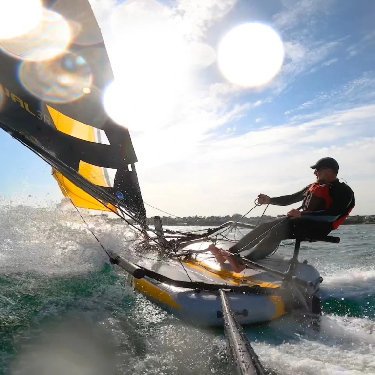 Vista dalla prospettiva dell'action camera